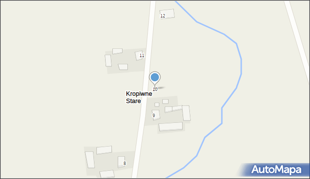 Kropiwne Stare, Kropiwne Stare, 10, mapa Kropiwne Stare