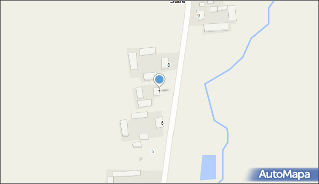 Kropiwne Stare, Kropiwne Stare, 7, mapa Kropiwne Stare