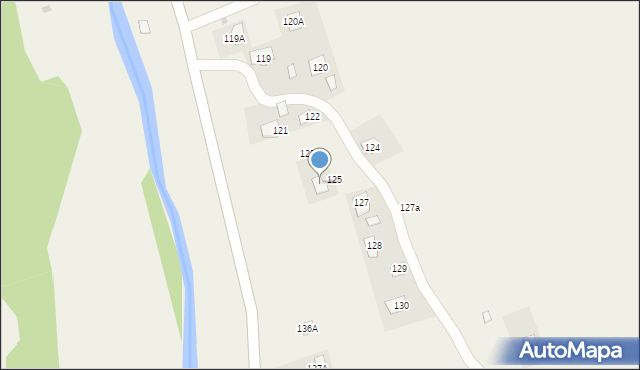 Krościenko, Krościenko, 126, mapa Krościenko