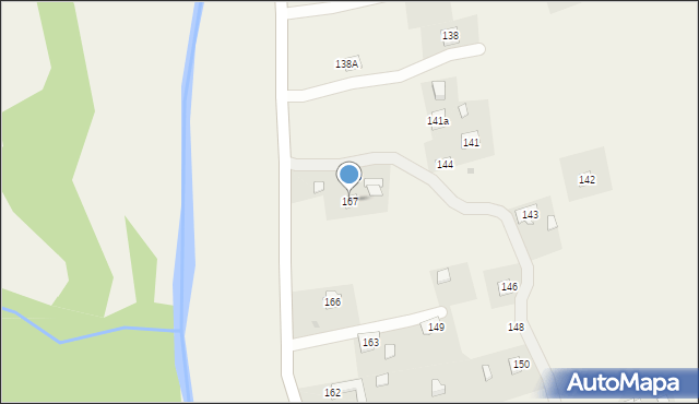 Krościenko, Krościenko, 167, mapa Krościenko