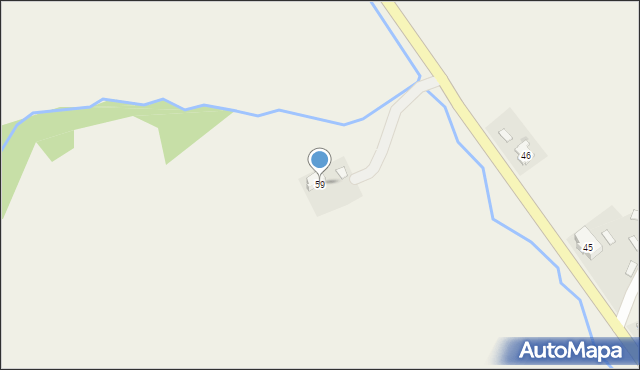 Krościenko, Krościenko, 59, mapa Krościenko