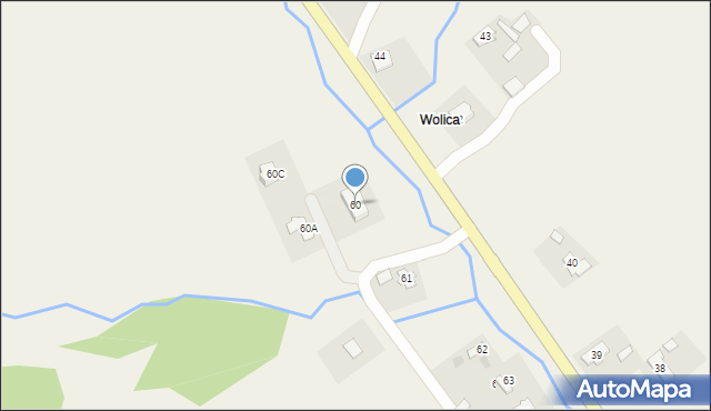 Krościenko, Krościenko, 60, mapa Krościenko