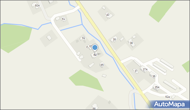 Krościenko, Krościenko, 64, mapa Krościenko