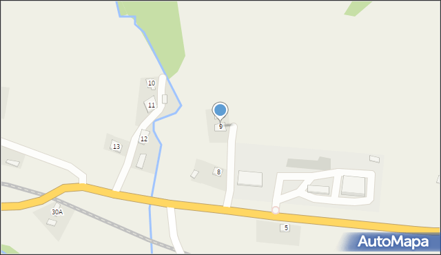 Krościenko, Krościenko, 9, mapa Krościenko