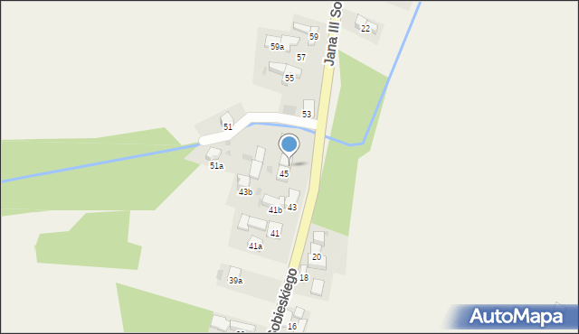 Krościenko nad Dunajcem, Króla Jana III Sobieskiego, 47, mapa Krościenko nad Dunajcem