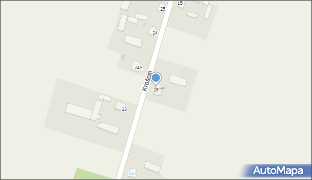 Krościn, Krościn, 16, mapa Krościn