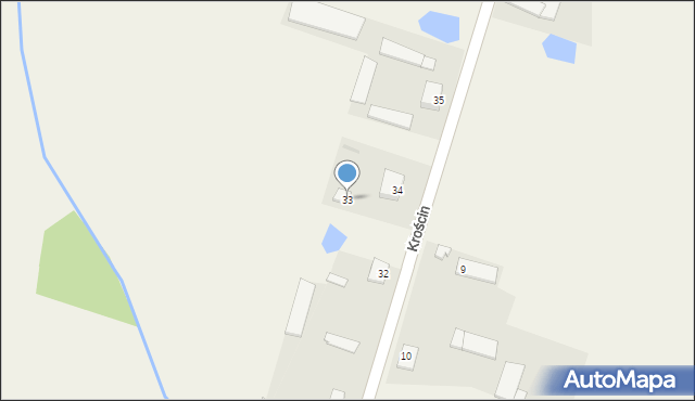 Krościn, Krościn, 33, mapa Krościn