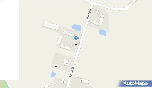 Krościn, Krościn, 35, mapa Krościn