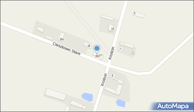 Krościn, Krościn, 38d, mapa Krościn