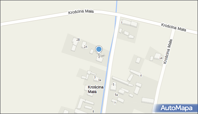 Krościna Mała, Krościna Mała, 2, mapa Krościna Mała