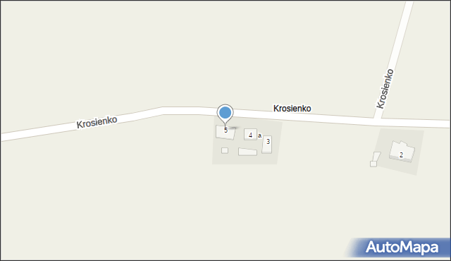 Krosienko, Krosienko, 5, mapa Krosienko