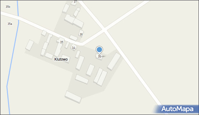 Krosinek, Krosinek, 33a, mapa Krosinek