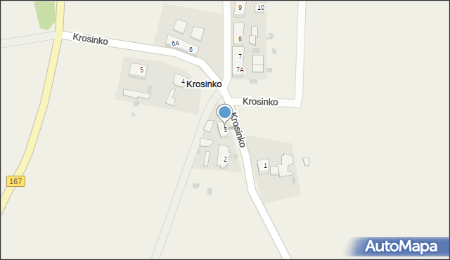 Krosinko, Krosinko, 3, mapa Krosinko