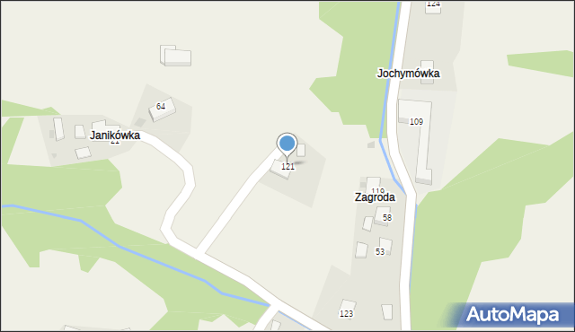 Krosna, Krosna, 121, mapa Krosna