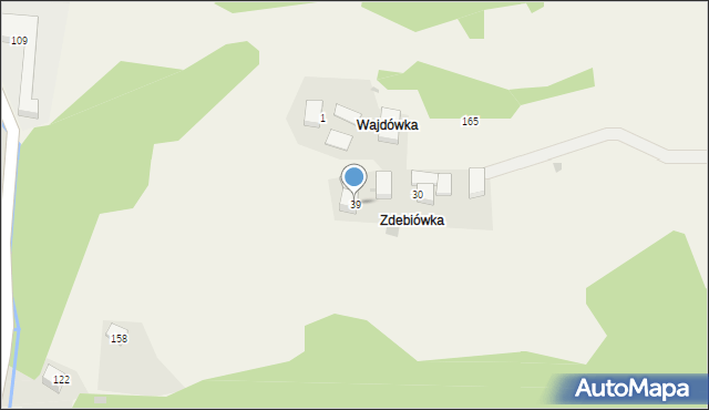 Krosna, Krosna, 39, mapa Krosna