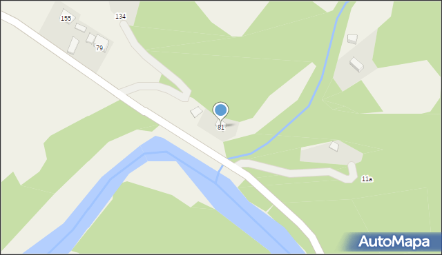 Krosna, Krosna, 81, mapa Krosna