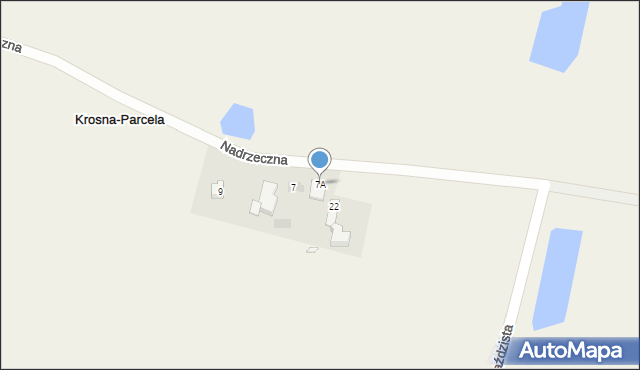 Krosna-Parcela, Krosna-Parcela, 7A, mapa Krosna-Parcela