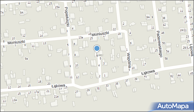 Krośniewice, Krótka, 6, mapa Krośniewice