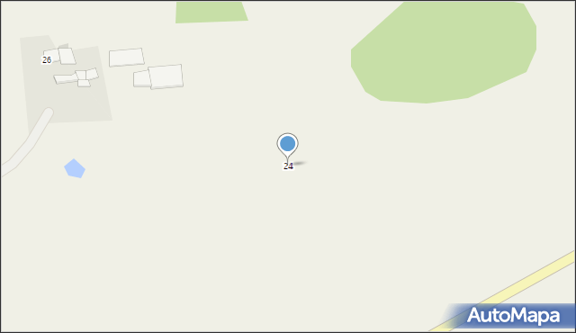 Krosno, Krosno, 24, mapa Krosna