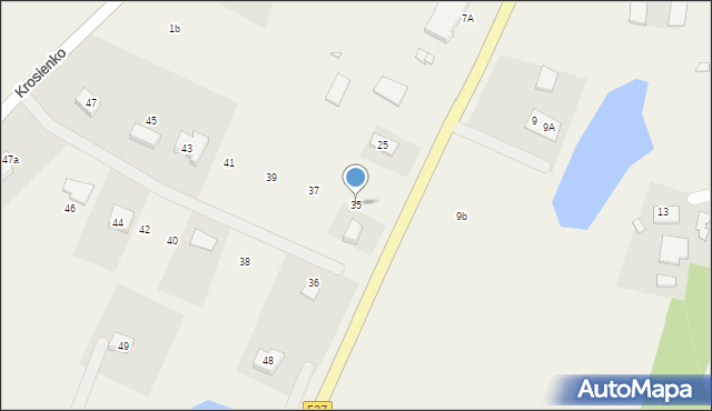 Krosno, Krosno, 35, mapa Krosna