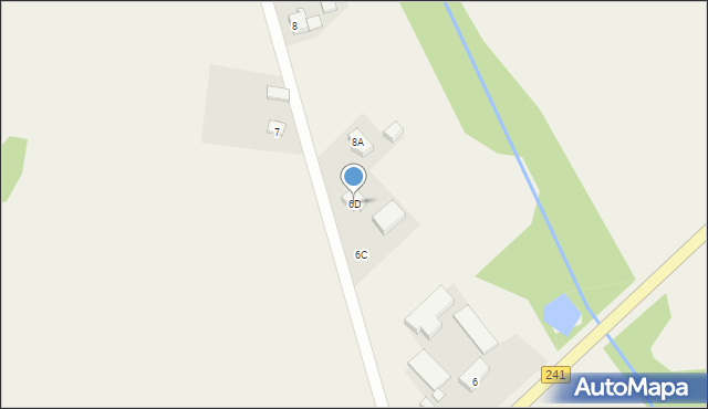 Krosno, Krosno, 6D, mapa Krosna