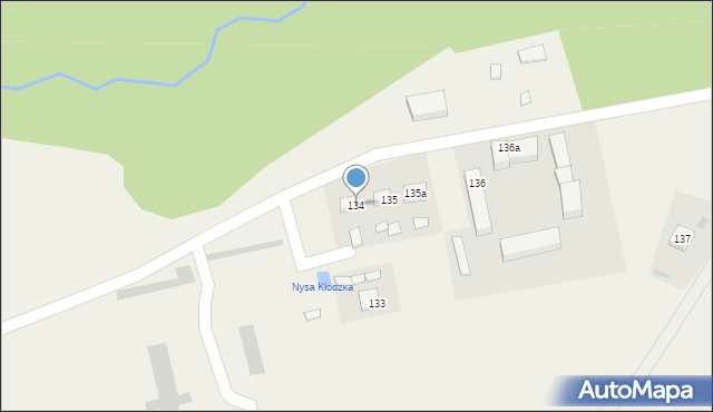 Krosnowice, Krosnowice, 134, mapa Krosnowice