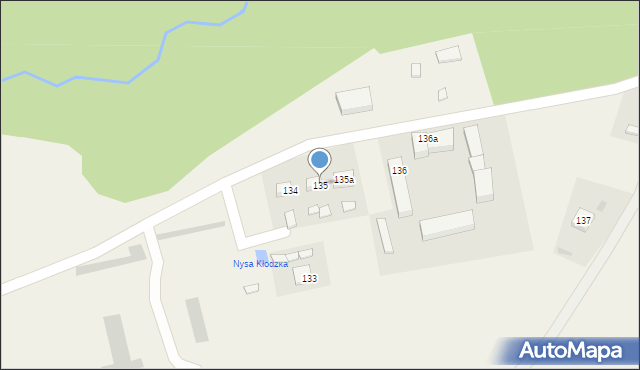 Krosnowice, Krosnowice, 135, mapa Krosnowice