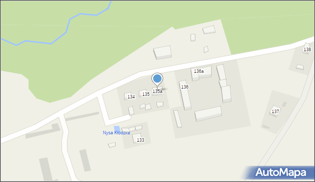 Krosnowice, Krosnowice, 135a, mapa Krosnowice