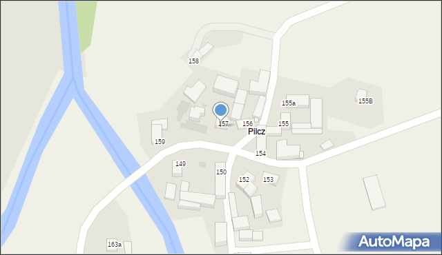 Krosnowice, Krosnowice, 157a, mapa Krosnowice