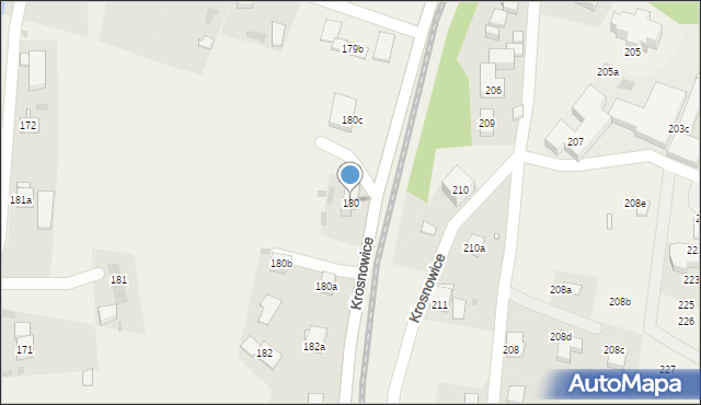 Krosnowice, Krosnowice, 180, mapa Krosnowice