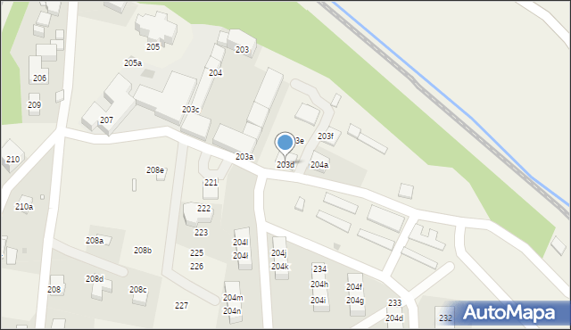 Krosnowice, Krosnowice, 203d, mapa Krosnowice