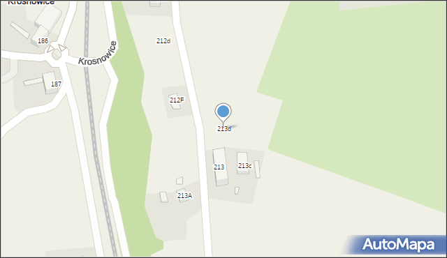 Krosnowice, Krosnowice, 213d, mapa Krosnowice