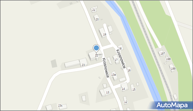 Krosnowice, Krosnowice, 22, mapa Krosnowice