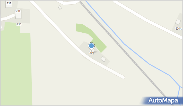 Krosnowice, Krosnowice, 229, mapa Krosnowice