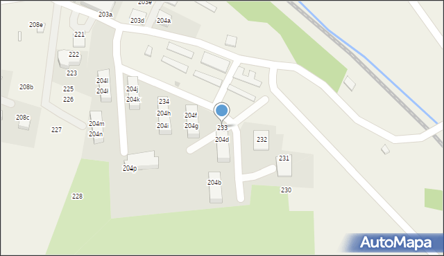 Krosnowice, Krosnowice, 233, mapa Krosnowice