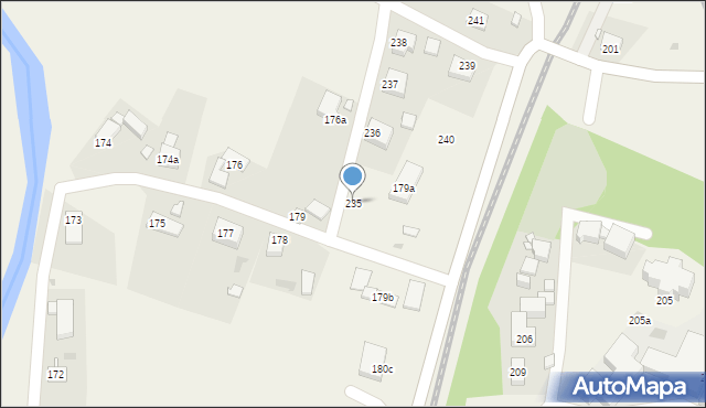 Krosnowice, Krosnowice, 235, mapa Krosnowice