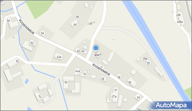 Krosnowice, Krosnowice, 40a, mapa Krosnowice
