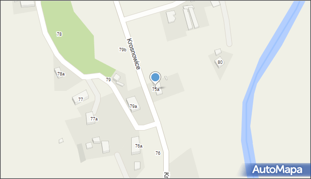 Krosnowice, Krosnowice, 75a, mapa Krosnowice