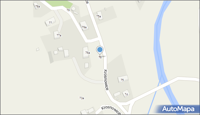 Krosnowice, Krosnowice, 76, mapa Krosnowice