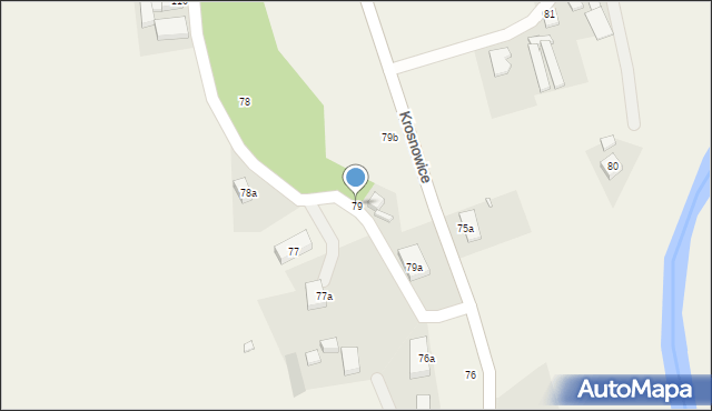 Krosnowice, Krosnowice, 79, mapa Krosnowice