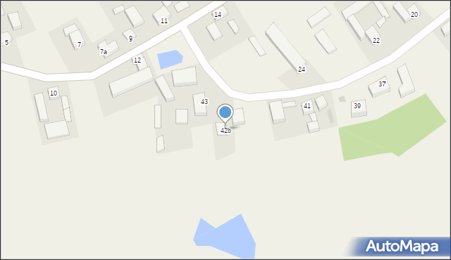 Krostkowo, Krostkowo, 42b, mapa Krostkowo