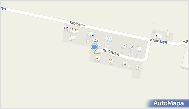 Krotoszyn, Krotoszyn, 14, mapa Krotoszyna