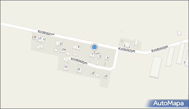 Krotoszyn, Krotoszyn, 7, mapa Krotoszyna