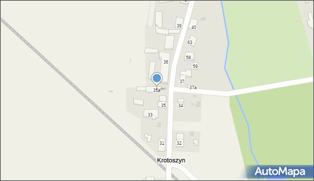 Krotoszyn, Krotoszyn, 35a, mapa Krotoszyna