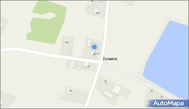 Krowia Góra, Krowia Góra, 66, mapa Krowia Góra