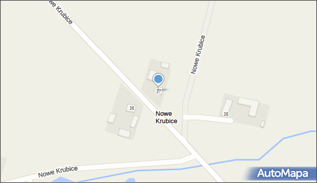 Krubice Stare, Krubice Stare, 37, mapa Krubice Stare