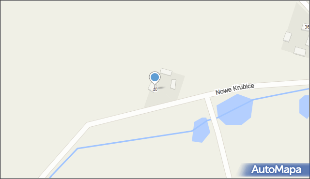 Krubice Stare, Krubice Stare, 40, mapa Krubice Stare