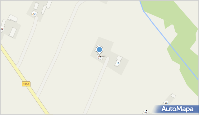 Krubin, Krubin, 17, mapa Krubin