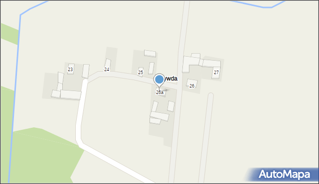 Krubin, Krubin, 26a, mapa Krubin