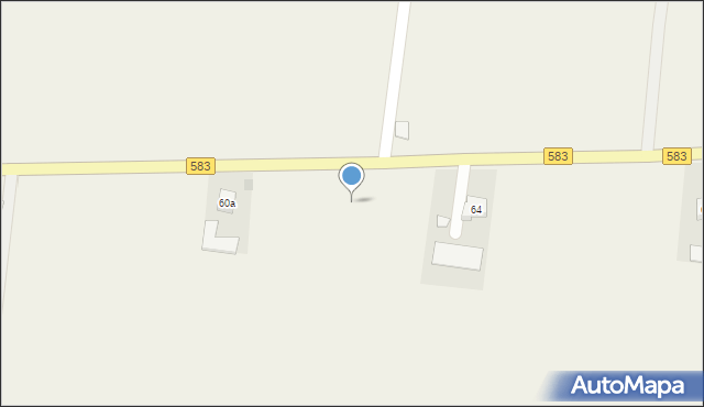 Krubin, Krubin, 64a, mapa Krubin